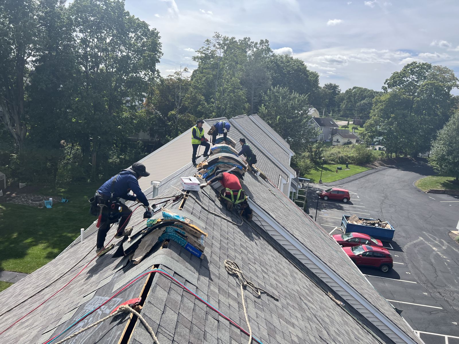Roofing installation by LG Caguana Construction